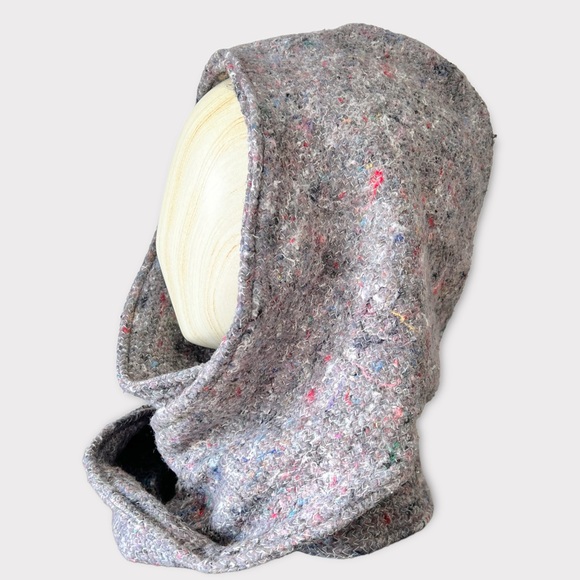 ♻️ Upcycle Hooded Blanket Scarf | Women's OS - Picture 2 of 7